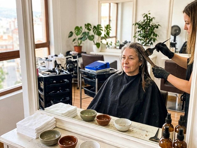 Cubre tus canas de forma natural con la coloración con barros original en Vigo